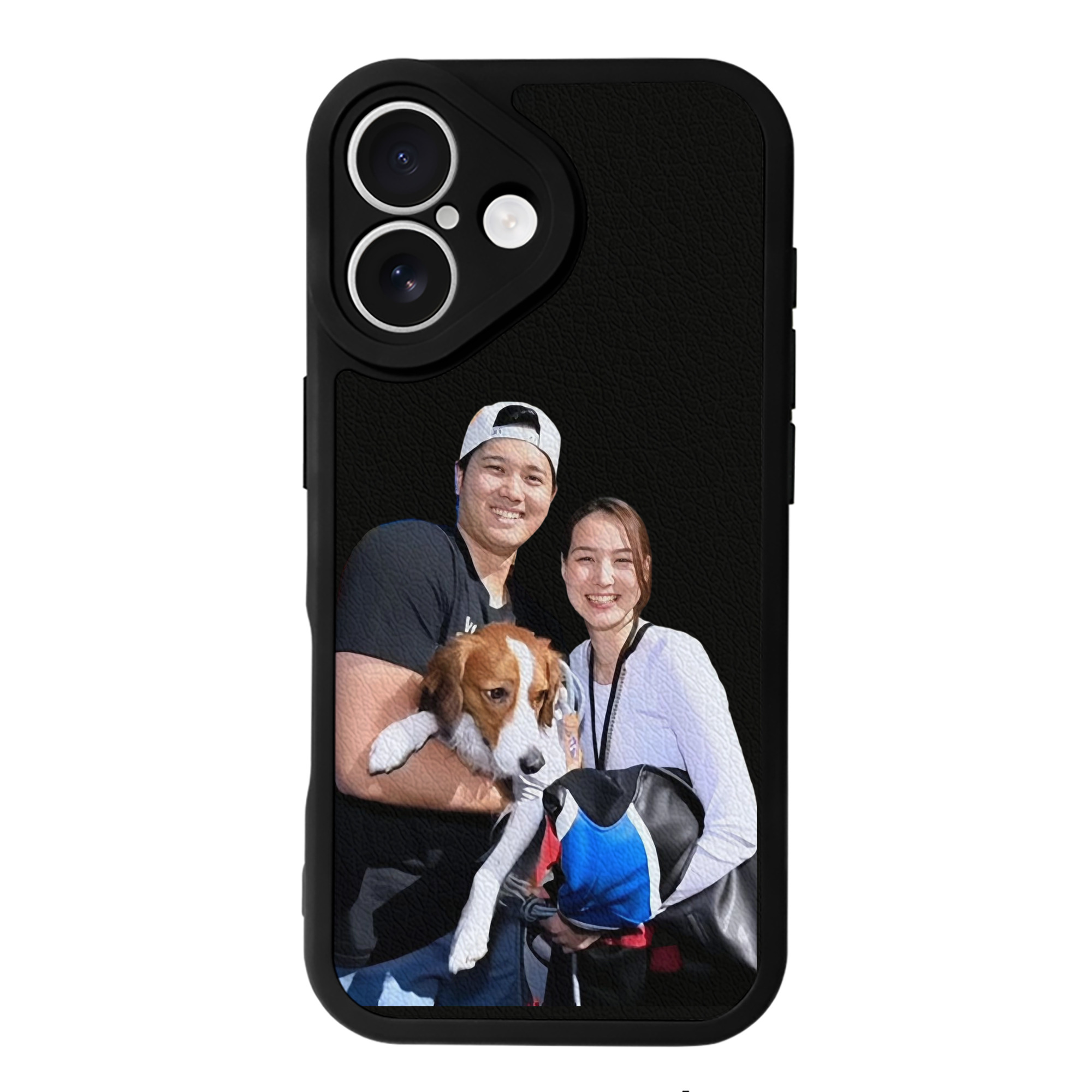  IPhone 16 Silicone Leather Case – UV Print, Lambskin Texture – Perfect Fit, Wireless Charging Compatible, Scratch Resistant, Precise Cutouts – Stylish Protection For IPhone 16